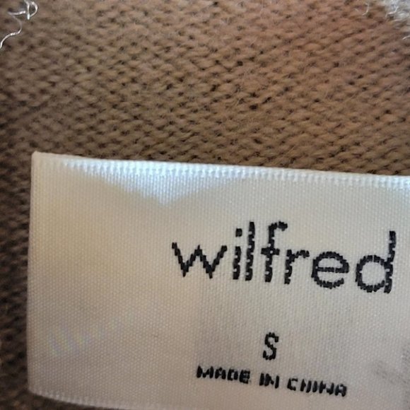 ARITZIA wilfred cyprie mock neck turtleneck sweater beige small - Picture 10 of 10